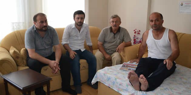 NAMIK AZGIN'A GEÇMİŞ OLSUN ZİYARETİ