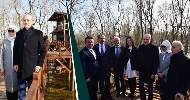 NUMAN KURTULMUŞ KUŞ CENNETİ’NE HAYRAN KALDI