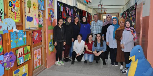 ÖĞRENCİLERİN EL EMEKLERİ GÖRÜCÜYE ÇIKTI