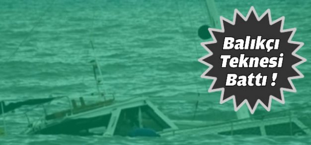 Samsun'da Batan Teknedeki 2 Balıkçı Kurtarıldı