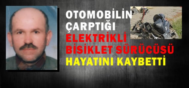 Samsun'da otomobil bisiklete çarptı: 1 ölü