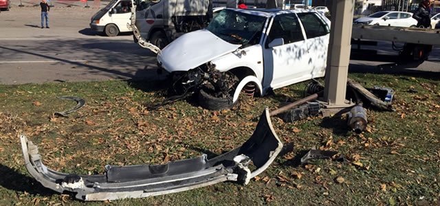 Samsun'da trafik kazası: 2 yaralı
