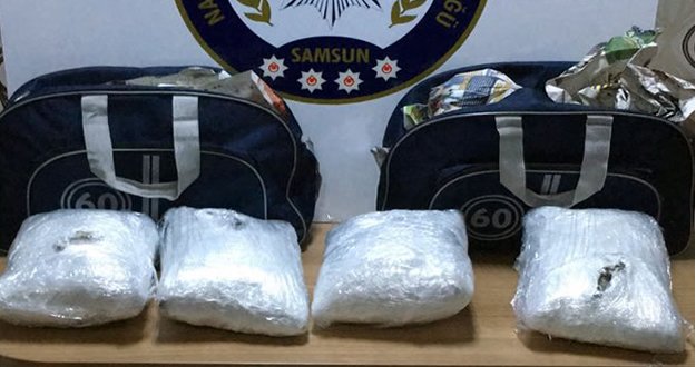 Samsun'da Uyuşturucu Operasyonu; 3 Gözaltı