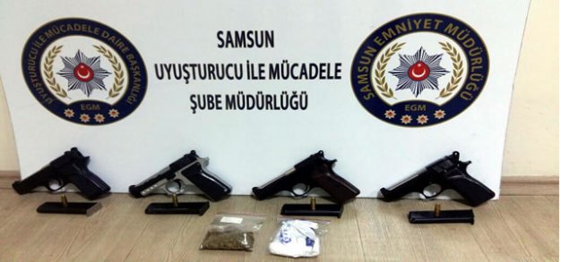 Samsun'da uyuşturucu operasyonu