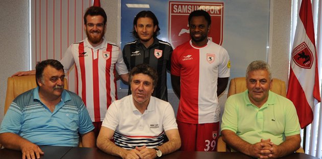 SAMSUNSPOR'DA YENİ TRANSFERLER TANITILDI