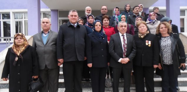 ŞEHİTLER DERNEKLERİNDEN KAYMAKAMLIĞA ZİYARETTE BULUNDULAR