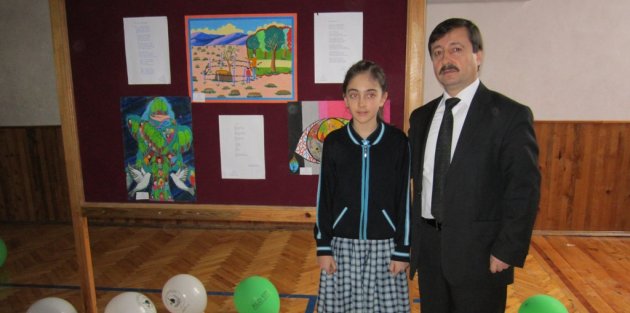 Sıla Şahin, Resim yarışmasında İlçe Birincisi Oldu
