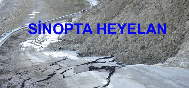 Sinop'ta Heyelan