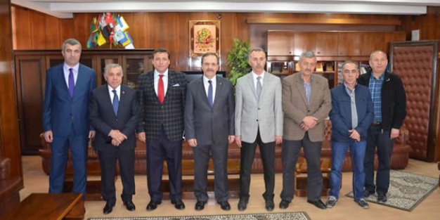 TAŞOVA HEYETİNDEN BAFRA BELEDİYESİNE ZİYARET