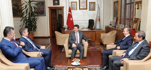 TEDAŞ GENEL MÜDÜRÜ LEVENTOĞLU, BAŞKAN VEKİLİ SOĞUK’U ZİYARET ETTİ