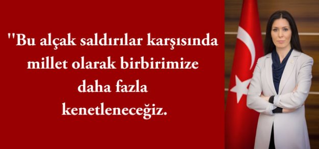 TERÖRE BOYUN EĞMEYECEĞİZ