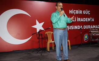 BAŞKAN ŞAHİN: 15 TEMMUZ MİLLETİMİZİN DEMOKRASİ ZAFERİDİR