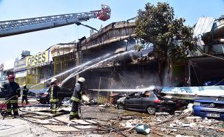 BAŞKAN YILMAZ PATLAMA ALANINDA