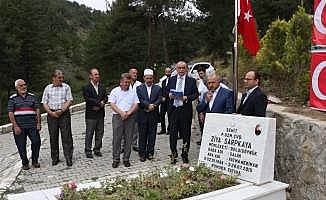 Göynük'lü şehit mezarı başında anıldı