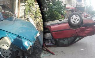 Bafra’da trafik kazası 2 kişi yaralı