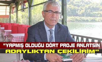 Aksoy, "4  tane proje bana anlatsın ben bugün çekilirim"