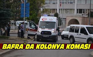 Bafra`da kolonya koması