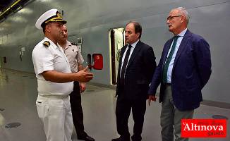 BAŞKAN YILMAZ TCG BAYRAKTAR’I ZİYARET ETTİ