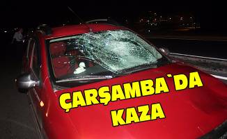 Çarşamba`da kaza
