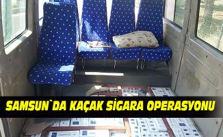 Samsun`da kaçak sigara operasyonu