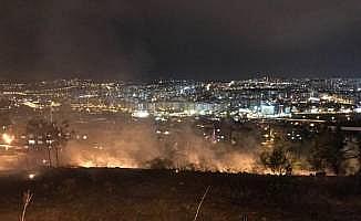 Samsun'da anız yangını