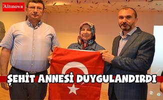 ŞEHİT ANNESİ DUYGULANDIRDI