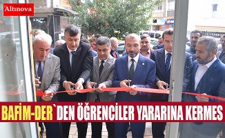BAFİM-DER`den öğrenciler yararına kermes
