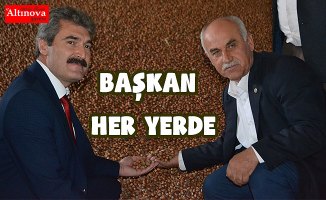 Başkan her yerde