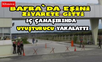 İç çamaşırında uyuşturucu madde yakalandı