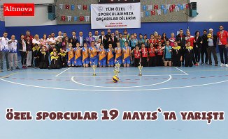 Özel sporcular Samsun'da yarıştı