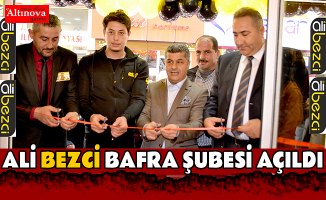 Alibezci Giyim Mağazası Bafra`da açıldı