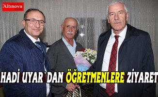 Başkan Uyar'dan emekli öğretmenlere ziyaret