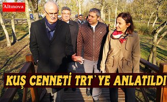 Başkan Yılmaz Kuş Cenneti'ni TRT Haber'e anlattı