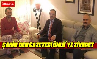 GAZETECİ İBRAHİM ÜNLÜ`YE ZİYARET