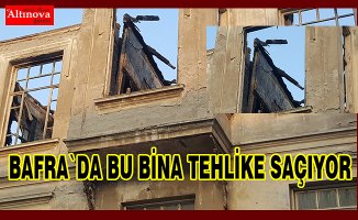 Gazi Orta Okulun Yanında ki Metruk bina tehlike saçıyor.