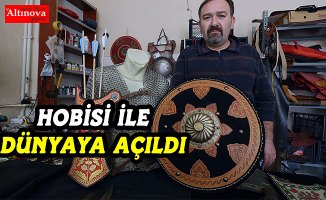 Hobisiyle dünyaya açıldı 