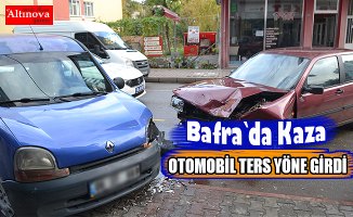 Otomobil ters yöne girdi