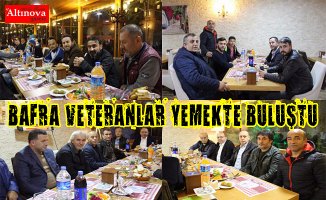 Veteranlar akşam yemeğinde buluştu