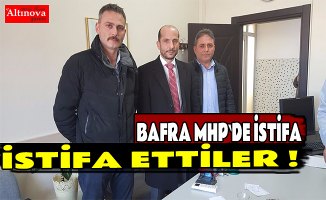 MHP Bafra`da 3 istifa