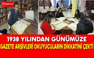 Okuyucular gazete arşivlerini inceledi
