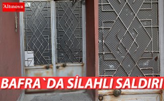 Bafra`da magandalar iş başında