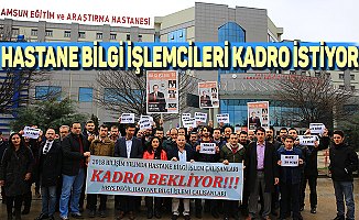Hastane bilgi işlemcileri kadro istiyor