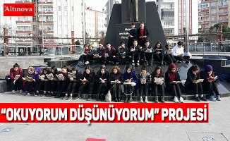 Kızılırmak Anadolu Lisesi`nden kitap okuma etkiniği