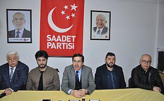 Saadet Partisi İl Başkanı Yurtbay, gazetecilerle buluştu