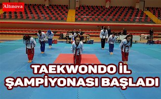 Taekwondo İl Şampiyonası başladı