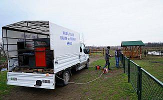 Terme'ye mobil tamir, bakım ve temizlik aracı