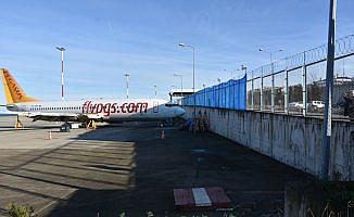 Trabzon Havalimanı'nda uçağın pistten çıkması