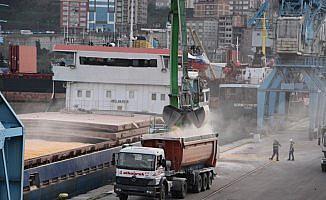 Trabzon Limanı'ndan yılda 1 milyon ton hububat gönderiliyor
