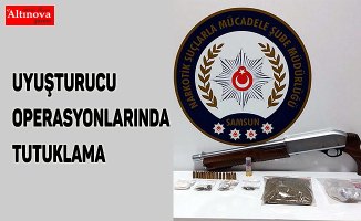 Uyuşturucu operasyonlarında tutuklama