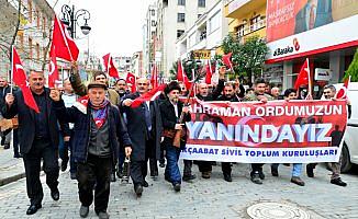 Zeytin Dalı Harekatı'na destek yürüyüşü